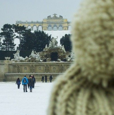 vistas de la glorieta desde Palacio Schönbrunn Viena
