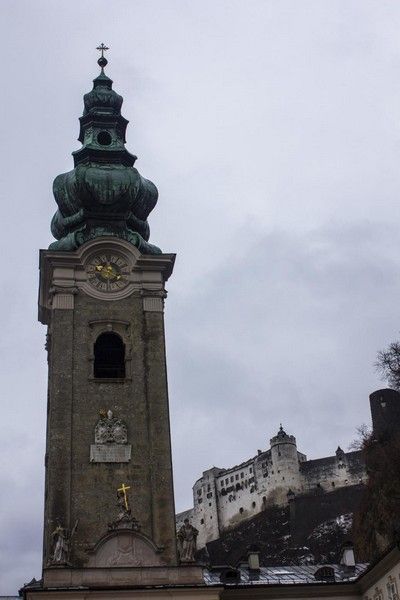 Fortaleza de Hohensalzburg desde Salzburgo