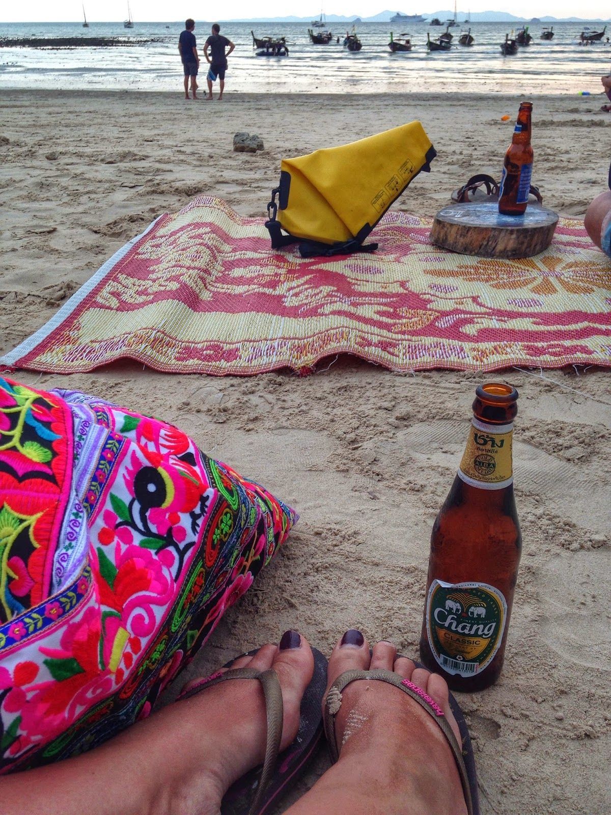 railay bebidas en la playa