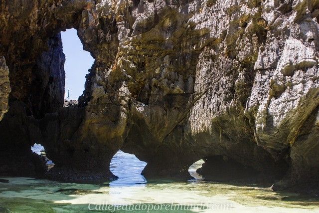 paseando por Secret lagoon Tour A en el Nido Filipinas